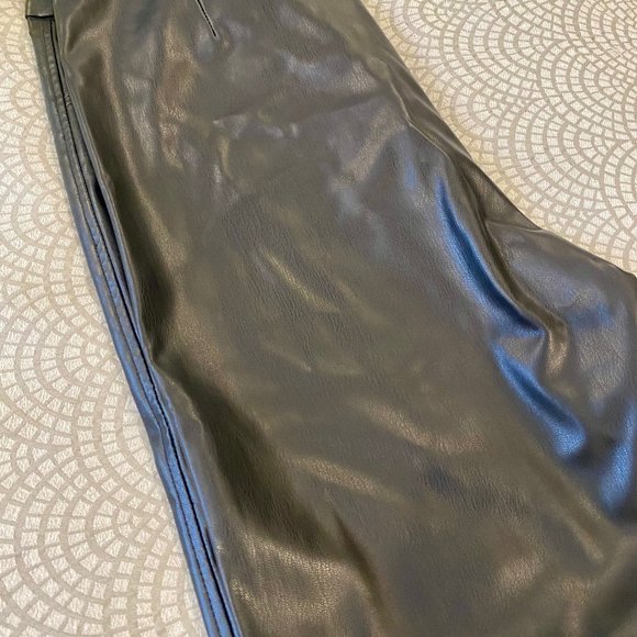 Zara Leather Leggings - SIze L - Picture 2 of 4